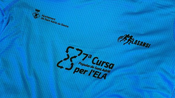 Sant Adri de Bess acull la 7a edici de la cursa solidria amb els malalts d'ELA