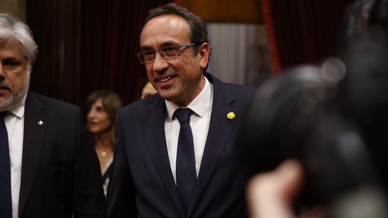 Josep Rull, nou president del Parlament amb el suport d'ERC i la CUP