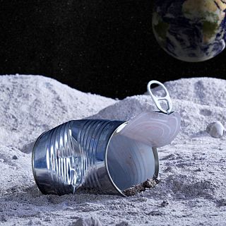 Basura en la luna