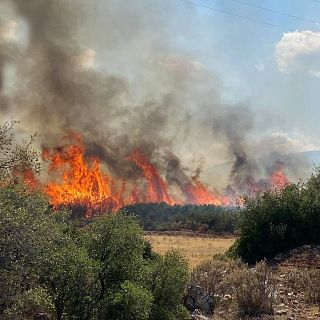 Incendios en Grecia: "Todo va muy rpido, ayer haba 45 y hoy son 70"