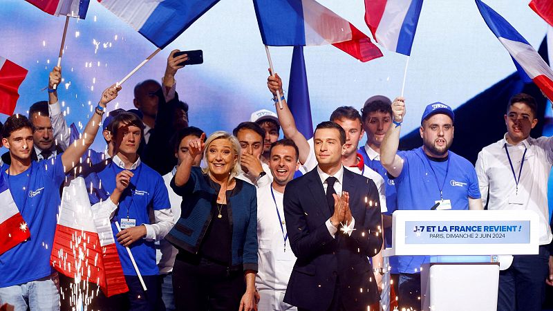 Cinco continentes - La extrema derecha gana la primera vuelta de las elecciones en Francia - Escuchar ahora
