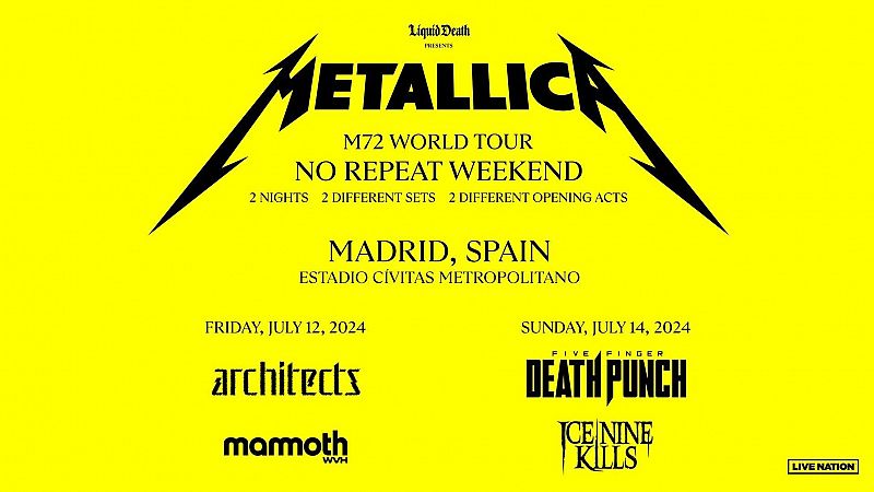 El vuelo del Fénix - Metallica en Madrid - 10/07/24 - escuchar ahora