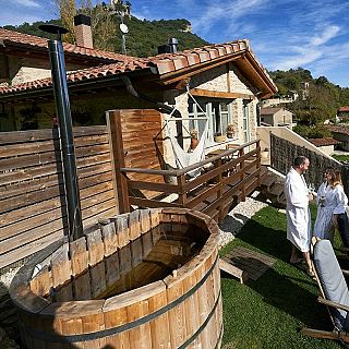 Ofuros y baños de bosque en el interior del País Vasco