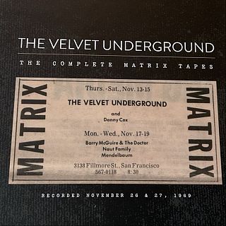 The Matrix; The Velvet Underground