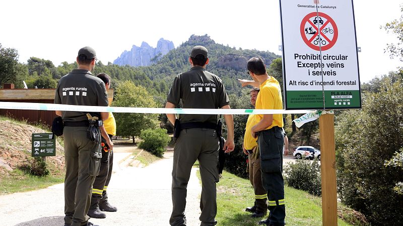 El risc d'incendi continua sent elevat