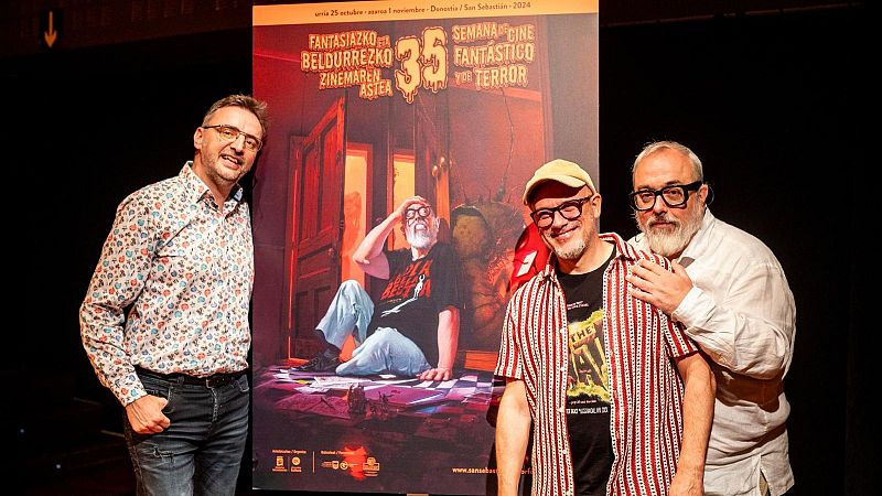 Viñetas y bocadillos - Santipérez, autor del cartel de la Semana de Cine Fantástico y de Terror de San Sebastián - 19/08/24 - Escuchar ahora