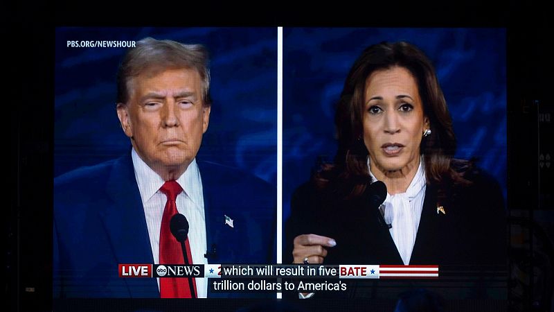 Crónica internacional - Cara a cara entre Donald Trump y Kamala Harris - Escuchar ahora