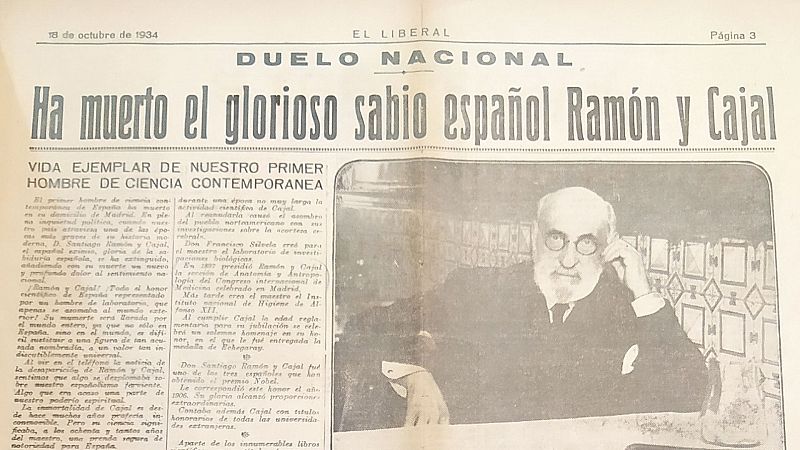 Los Nobel en Radio 5 - Santiago Ramón y Cajal- décima parte - 18/09/24 - Escuchar ahora