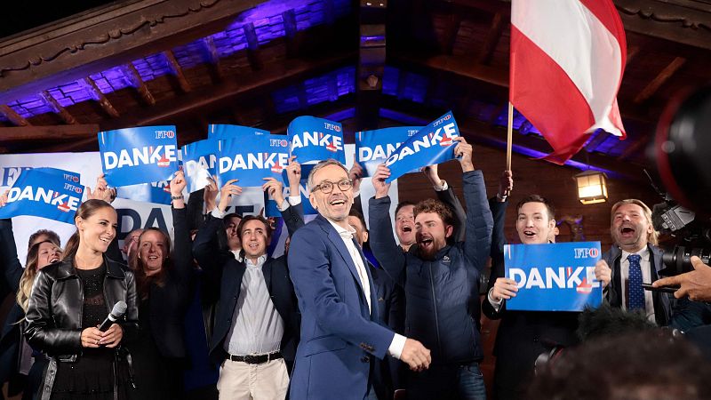 Herbert Kickl, líder de la ultraderecha, ganador de las elecciones en Austria