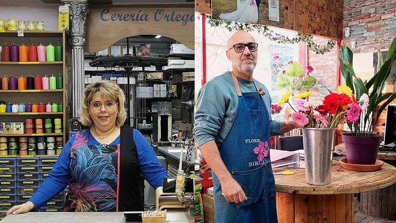 Cambio de turno - El trabajo en una cerería artesanal y en una floristería - Escuchar ahora