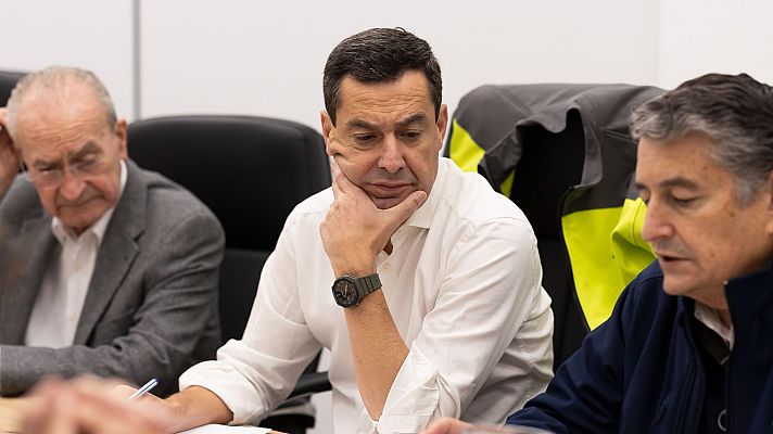 24 horas de RNE - Juanma Moreno, presidente de la Junta de Andalucía: \"A esta hora no hay víctimas de la DANA en Andalucía\" - Escuchar ahora