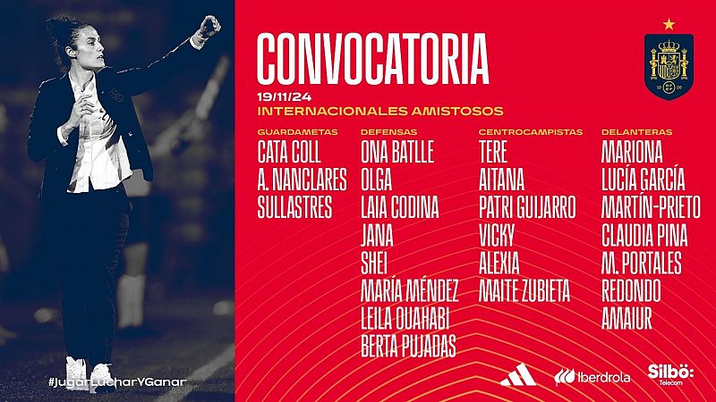 Más altas, más rápidas, más fuertes - Convocatoria de la selección de fútbol - 21/11/24 - Escuchar ahora