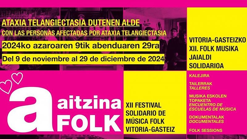 Tarataña - Patxi Villen nos habla del Aitzina Folk - 24/11/24 - escuchar ahora