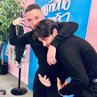 C. Tangana y el guitarrista�Yerai Cort�s