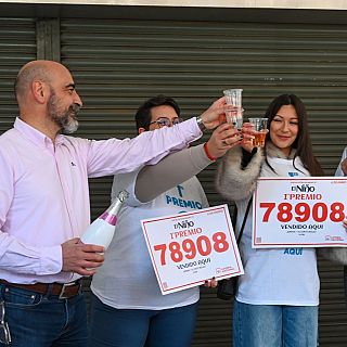 El 78.908, primer premio del Sorteo del Nio, ntegro en Len