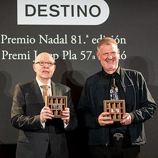 Jorge Fernndez Daz gana el premio Nadal, y David Bueno, el Josep Pla