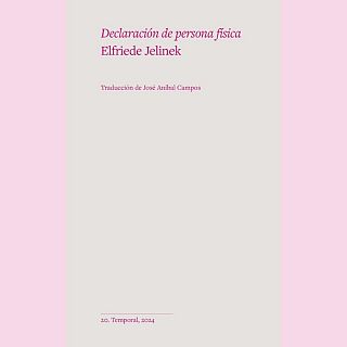 ‘Declaración de persona física’ de Elfriede Jelinek