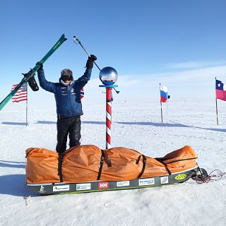 Antonio de la Rosa completa con éxito la travesía al Polo Sur