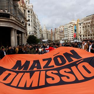 Quinta manifestación para exigir la dimisión de Mazón por la dana