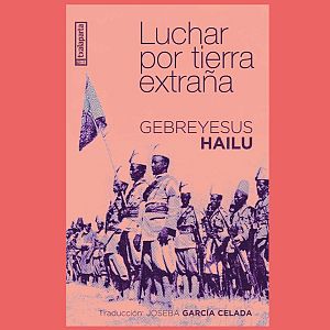 África hoy - Portada de libro con foto antigua de soldados con uniformes y armas; algunos a caballo. Traducción de Joseba García Celada. Editorial Txalaparta.