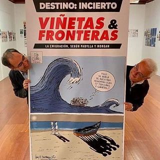 Las Palmas - Exposición de viñetas para denunciar el drama migratorio