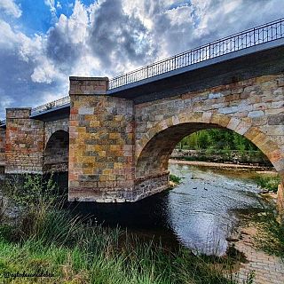 Soria - Rotura del puente de San Esteban de Gormaz