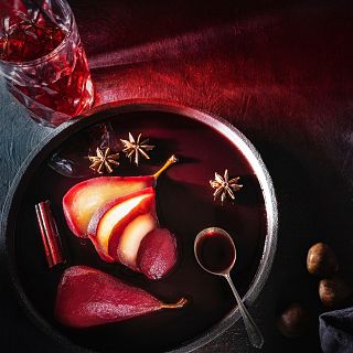 Cocina con Mara Lo: Peras al vino tinto