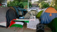 Nova acampada a la UAB en solidaritat amb el poble palestí