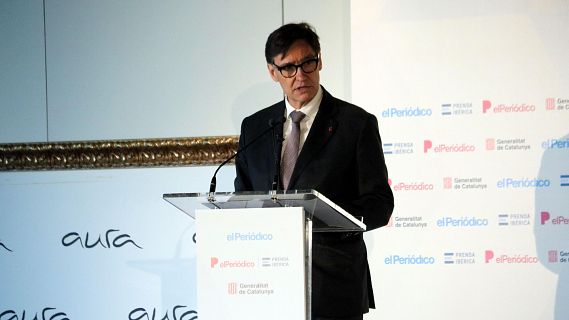 Salvador Illa defensa a l'Arag el finanament singular de Catalunya
