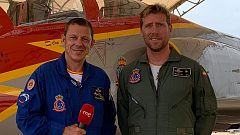 Capitán Luis Verjano y Comandante Francisco Martín, Patrulla Águila