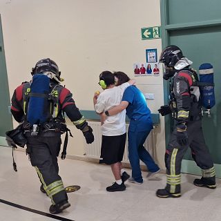 Mérida - Simulacro de incendios inclusivo