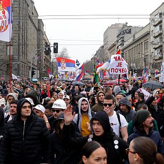 Protestas en Serbia:los estudiantes mantienen el pulso al presidente Vučić