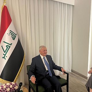 El presidente de Irak: "Debemos dar al pueblo palestino su derecho a la autodeterminación"