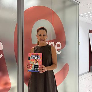 Sabina Banzo prepara un men con airfryer en 14 minutos