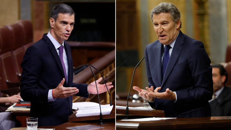 Sánchez recrimina la Gürtel a Feijóo y el líder popular pide "convocar elecciones" - 14 horas | Escuchar