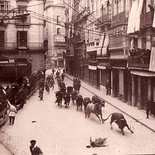 La cultura en San Fermín: su primera foto viral de la historia