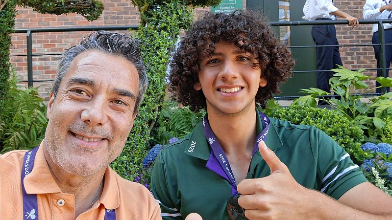 Jorge García, pistero en Wimbledon : "El otro día vi a Djokovic y a Alcaraz, pero no les pude hablar porque me despiden" - Escuchar ahora