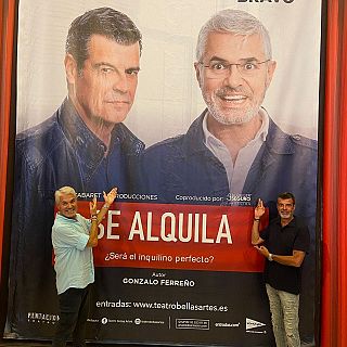 Agustn Bravo y Andoni Ferreo, compaeros de piso en 'Se alquila'