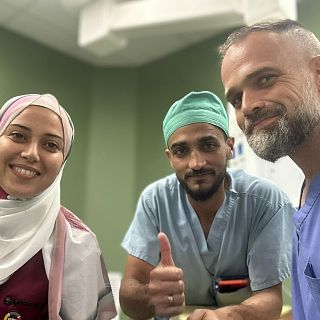 Ral Incertis, mdico en Gaza