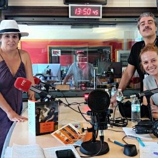 'Las troyanas' en Mérida: Carlota Ferrer, María Vázquez y Carlos Beluga