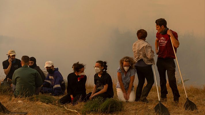 Los incendios obligan a volver a usar mascarilla como medida de protección - 14 horas | Escuchar