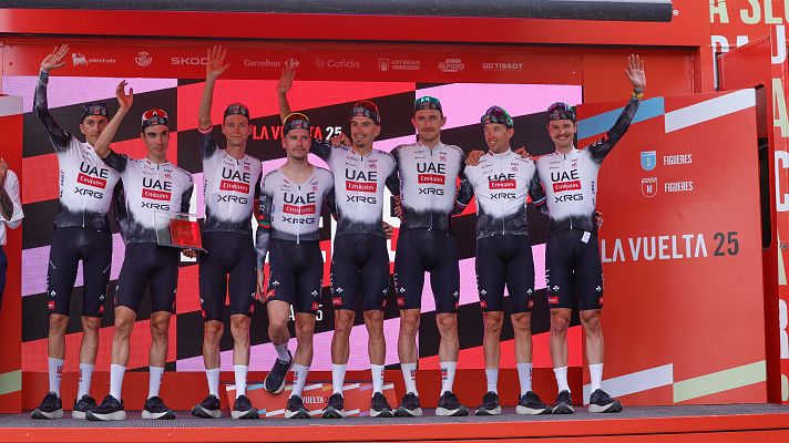 Tablero Deportivo - La Vuelta 2025: Etapa 5 - UAE gana la contrarreloj por equipos de Figueres - Escuchar ahora
