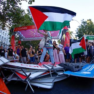 Las protestas contra el genocidio en Gaza paran La Vuelta