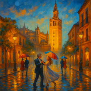 La lluvia en Sevilla es una maravilla
