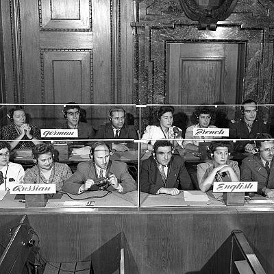 Los intérpretes del Juicio de Nuremberg - Un idioma sin fronteras | Escuchar