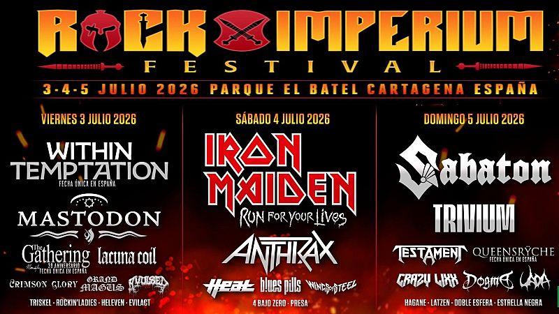 El vuelo del Fénix - Rock Imperium Festival 2026 - 07/01/26
