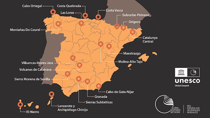 Patrimonio geológico y cultural en los geoparques de España - Marca España | Escuchar