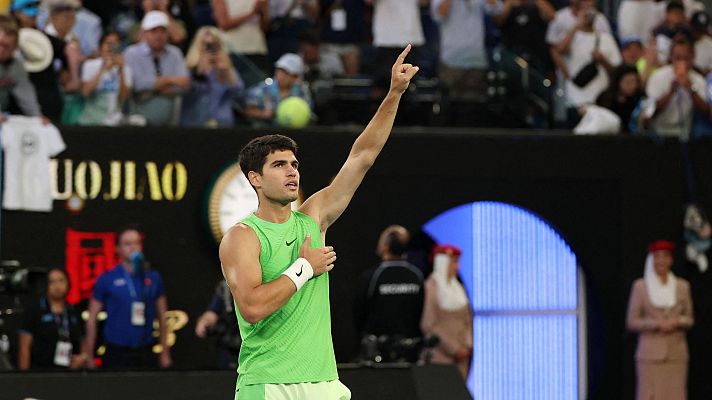 Alcaraz tira de épica y jugará su primera final en Australia - La hinchada | Escuchar