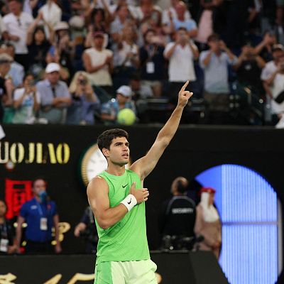 Alcaraz tira de épica y jugará su primera final en Australia - La hinchada | Escuchar