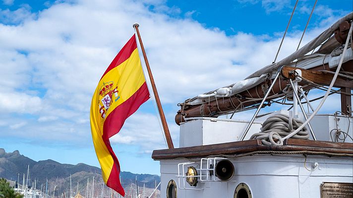 La bandera española vino de la mar - Españoles en la mar | Escuchar